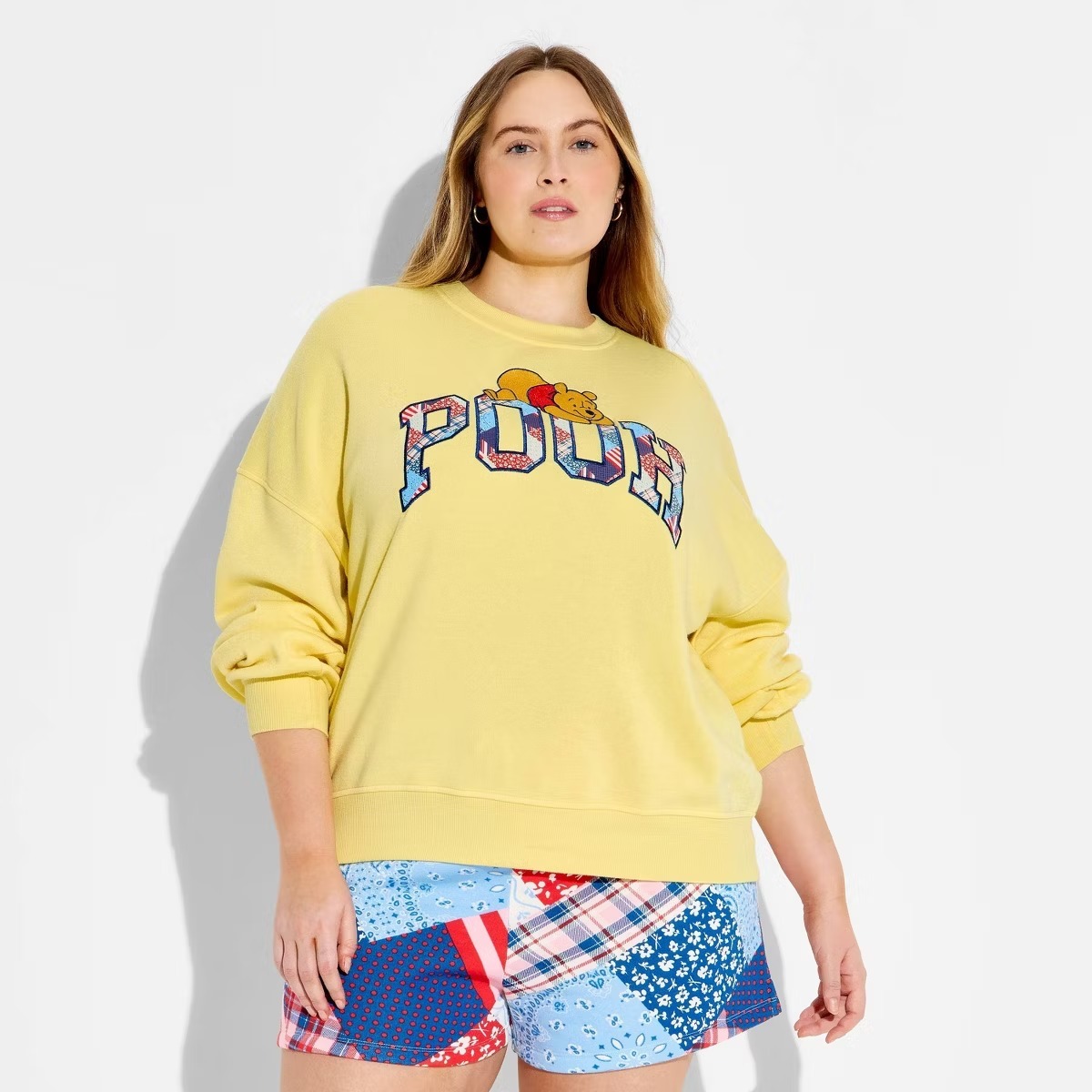 Women's Winnie The Pooh Fleece Graphic Pullover Sweatshirt