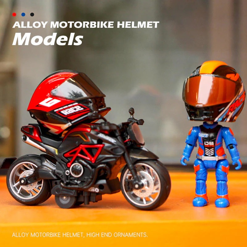 Motorcycle Helmet Decoration Accessory – Spinning Ornament, Easy Install