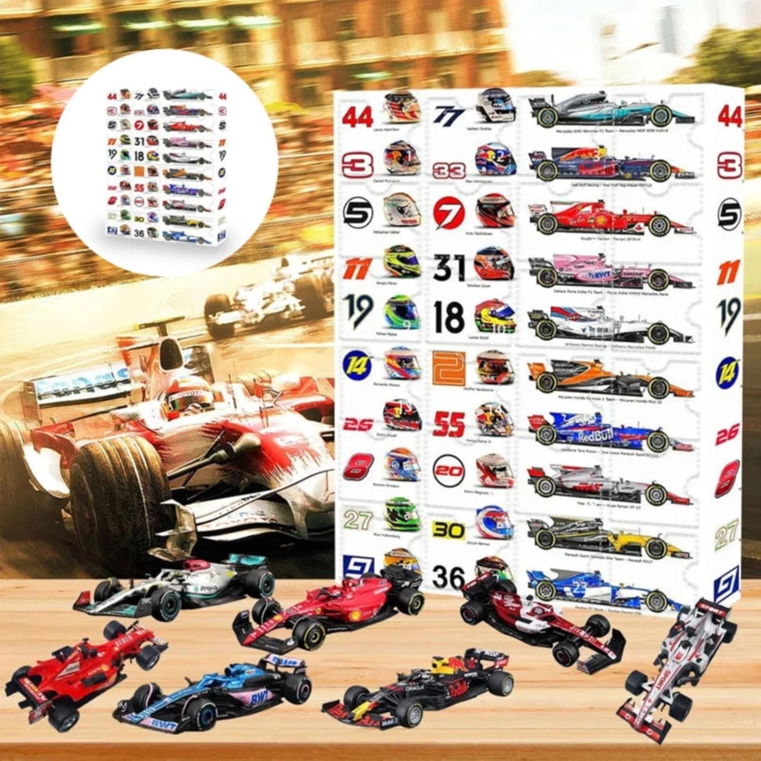 F1 Cars Advent Calendar