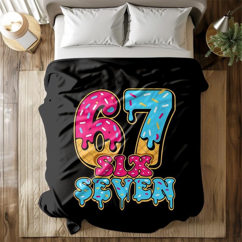 Six Seven Soft Flannel Blanket