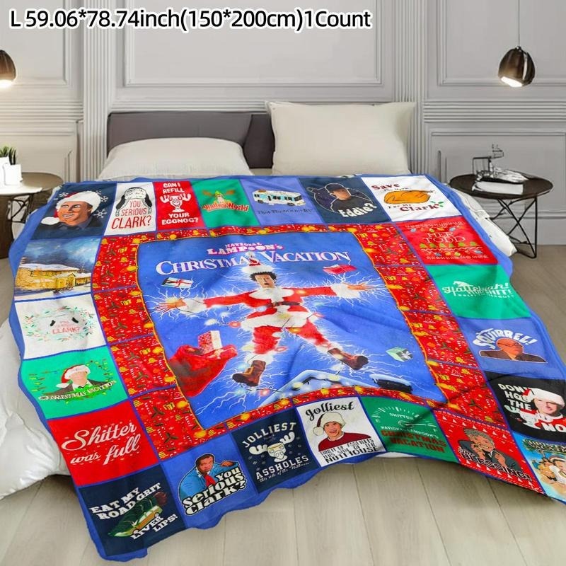 Christmas Themed Patchwork Blanket