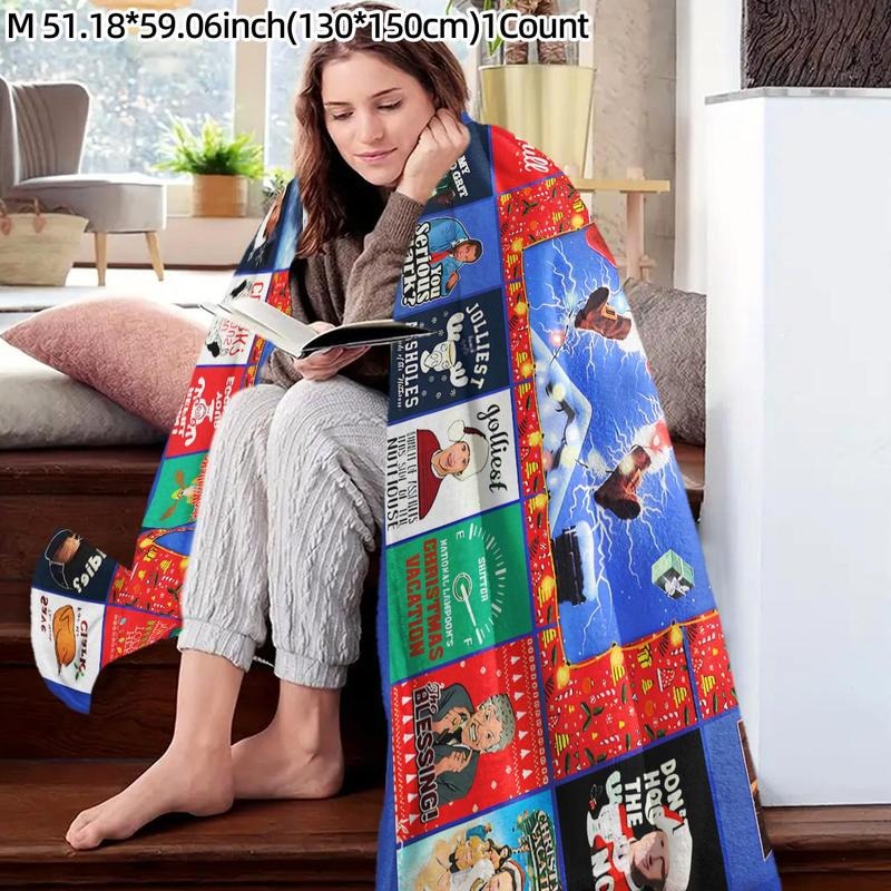 Christmas Themed Patchwork Blanket