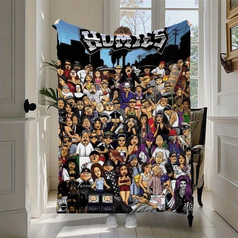 HOMIES Soft Printed Flannel Blanket