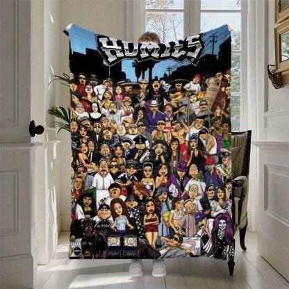 HOMIES Soft Printed Flannel Blanket