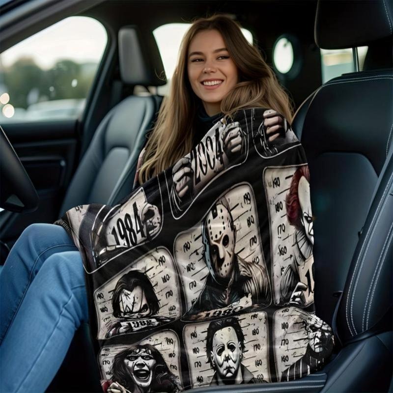 Horror Movie Halloween Blanket
