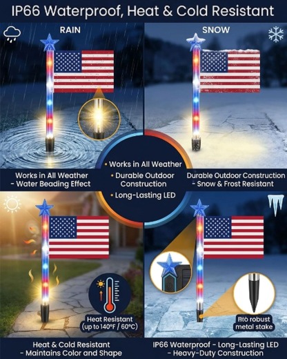 250th Anniversary American Flag – Waterproof Patriotic Garden Banner (1776–2026)