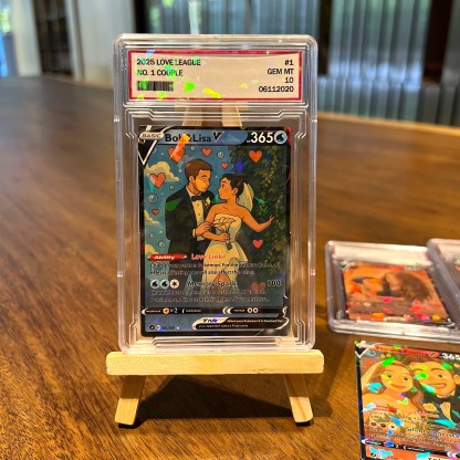 Custom Anime PokeLove 8 Types V Card For Couples