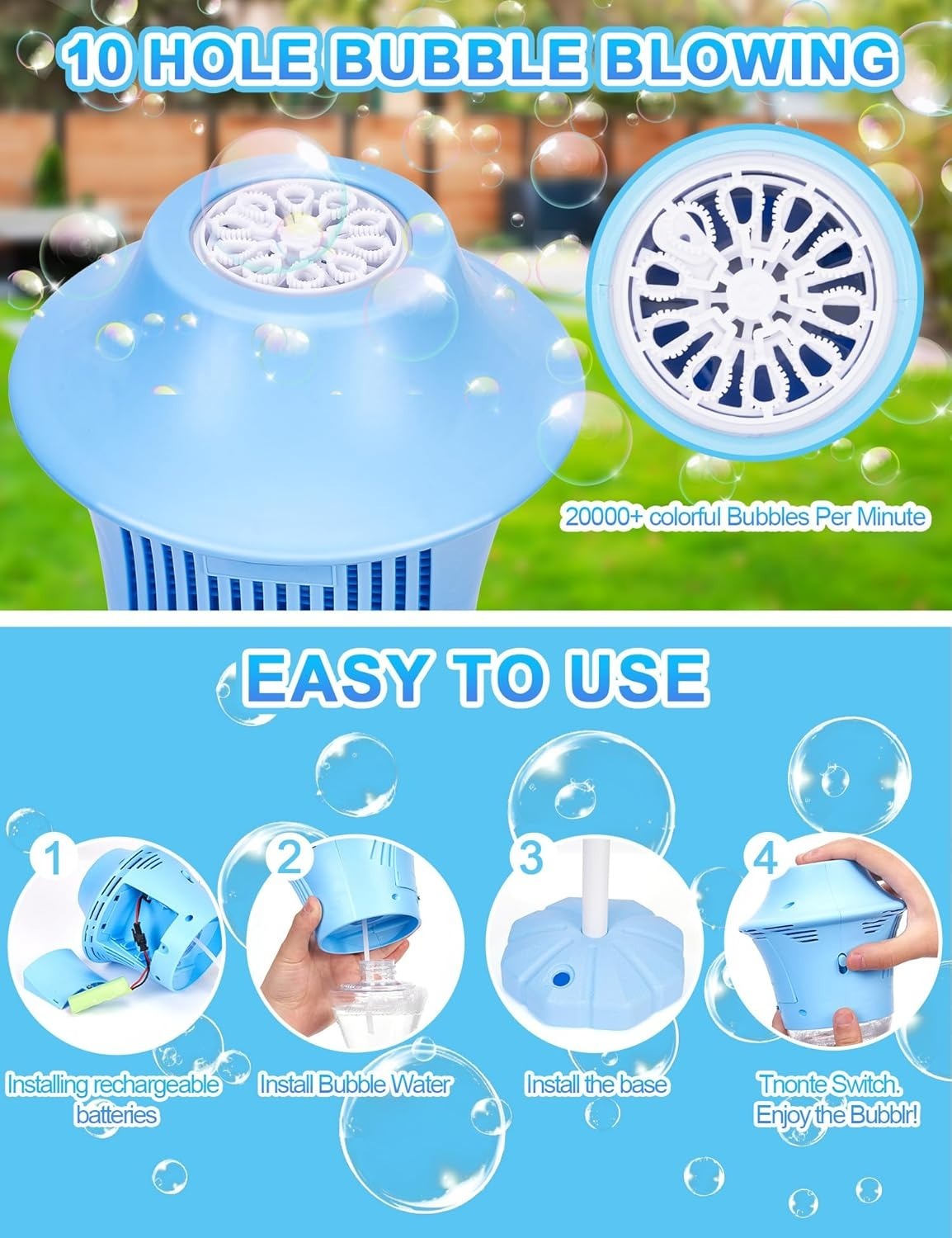 Fireworks Bubble Machine – Turn Every Moment Into a Bubble Show 🎆🫧