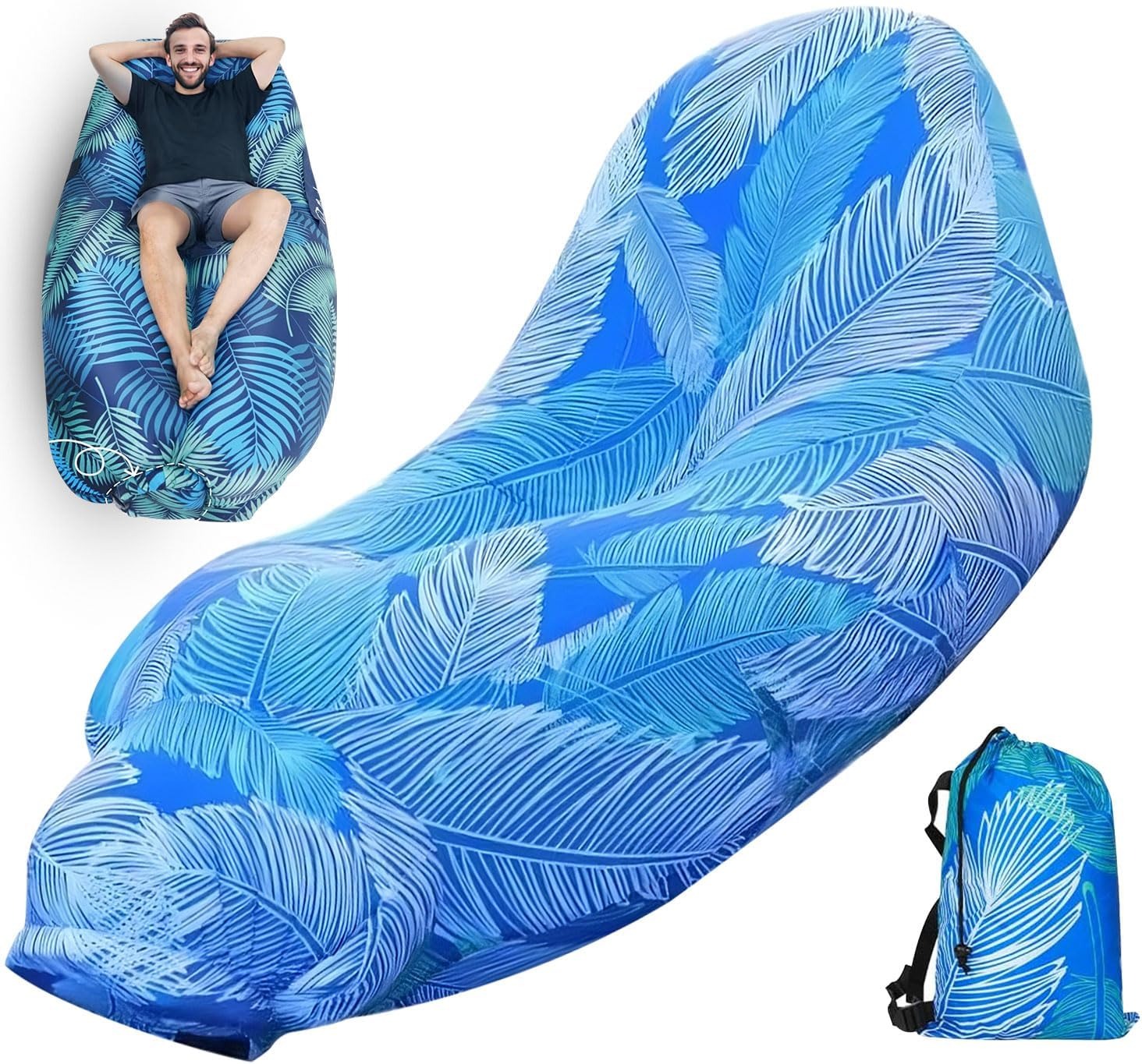 Inflatable Floating Lounge Chair – Ultimate Pool Relax Sofa with Backrest, Stay-Cool Water Lounger for Beach & Lake