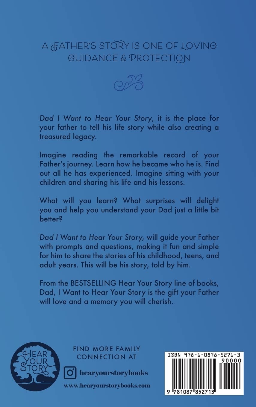 Father’s Story Journal – A Keepsake Memory Book for Dad