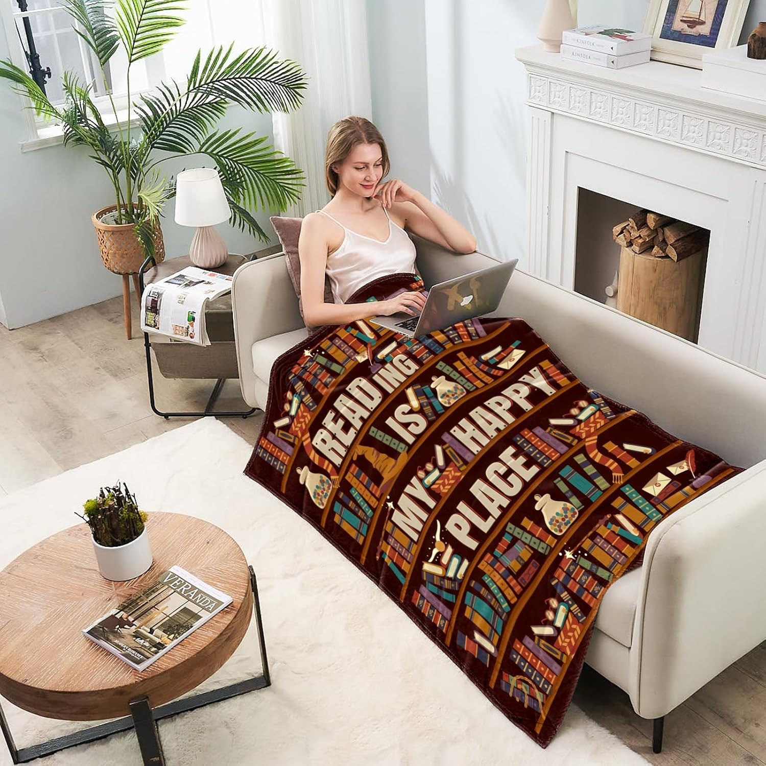 Book Lovers Gifts Blanket