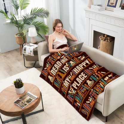 Book Lovers Gifts Blanket
