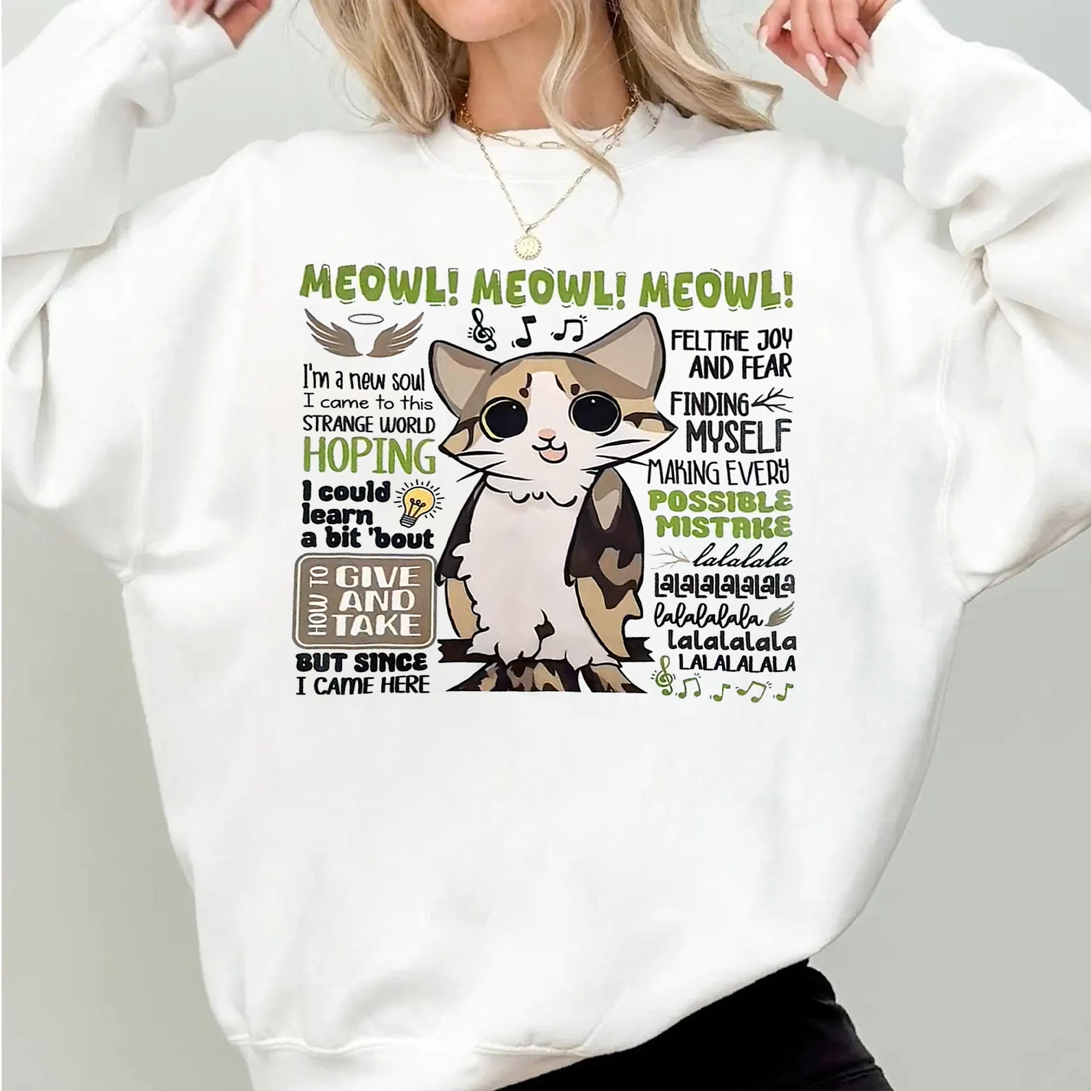 Meowl I'm A New Soul T-Shirt