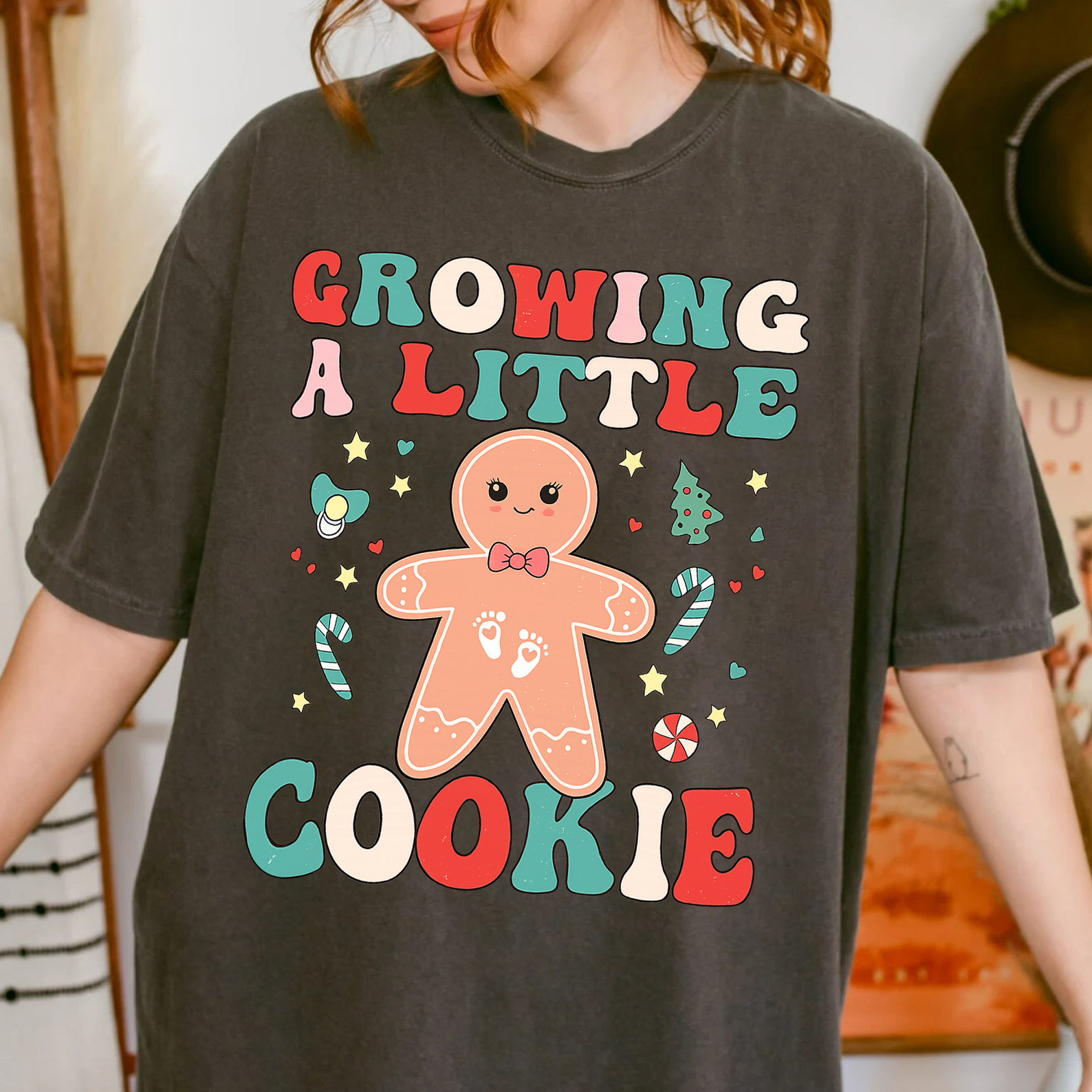 Growing A Little Cookie Christmas Sweatshirt