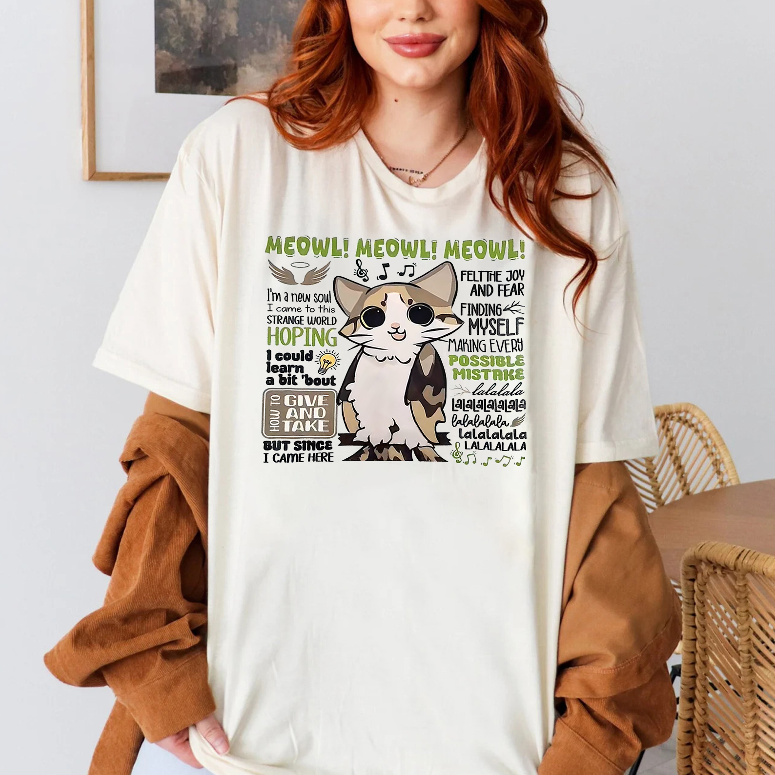 Meowl I'm A New Soul T-Shirt