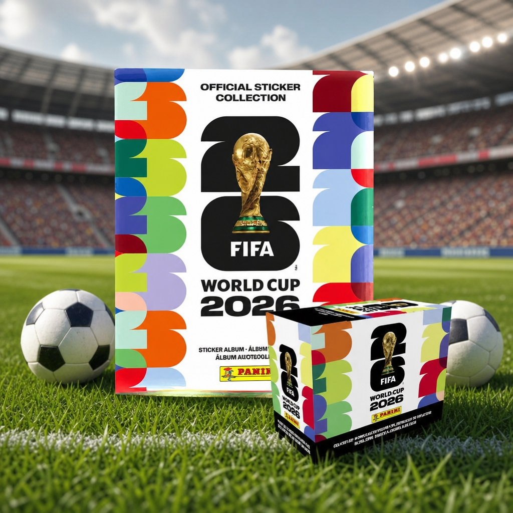 Official World Cup 2026 Sticker Collection – Album & Sticker Packets | USA/Canada/Mexico 48-Team Edition