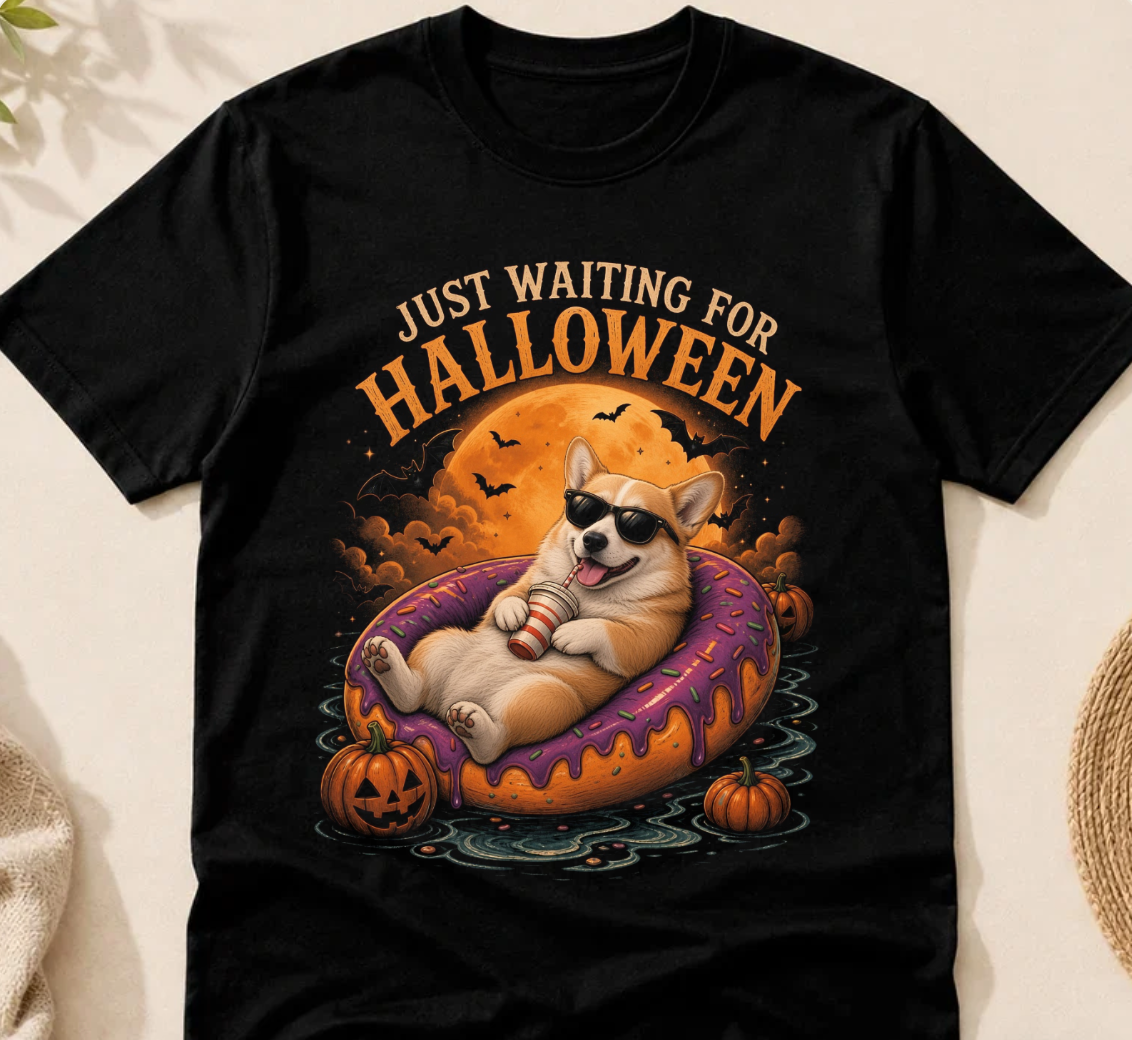 Custom Pet Waiting For Halloween Shirt