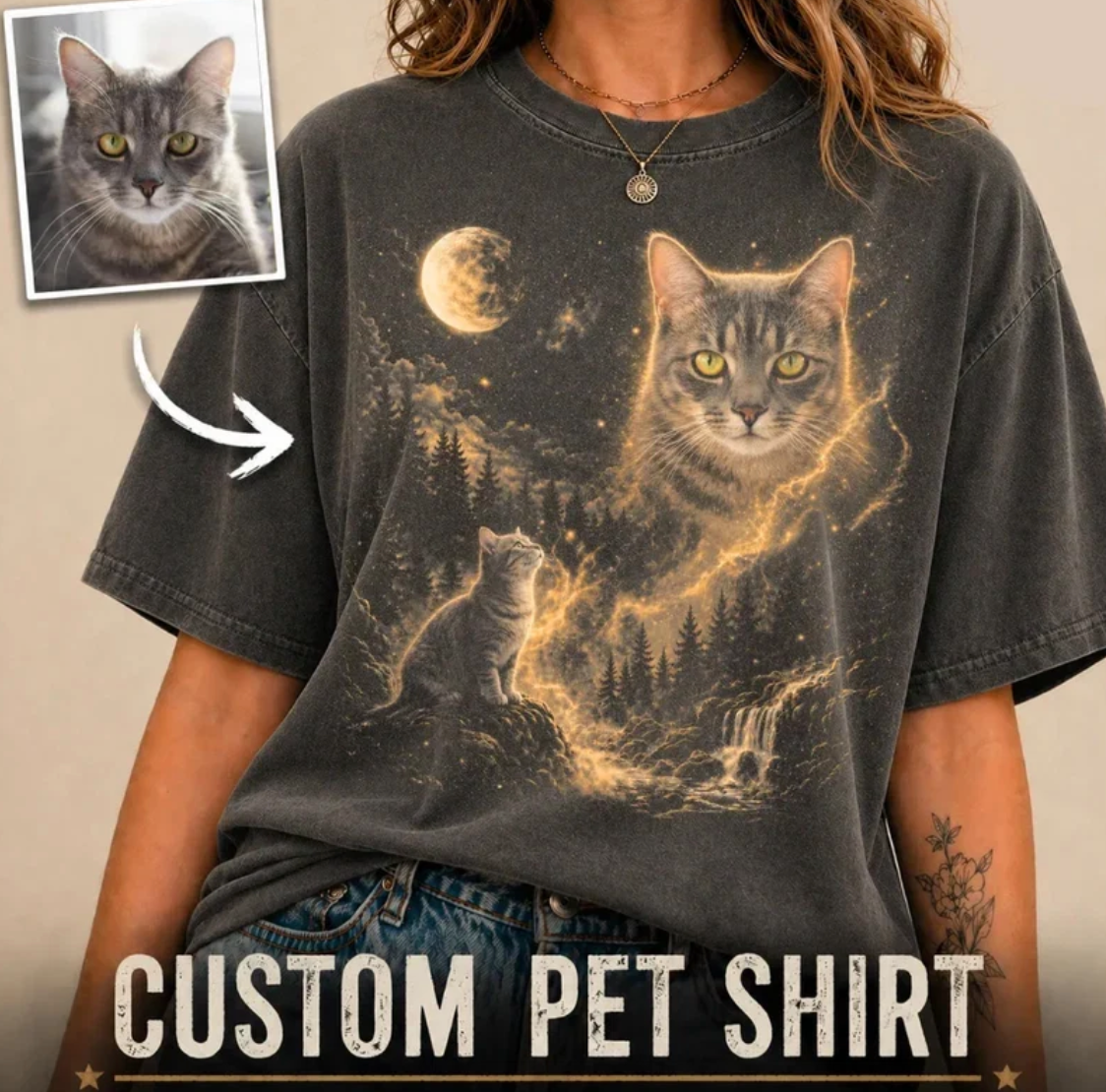 Pet Art Custom T-shirt