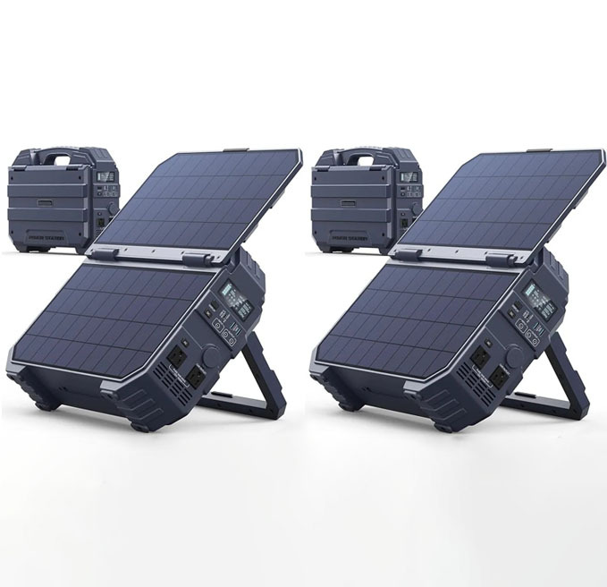 💥Ultima zi! 1+1 gratuit💥 Stație portabilă de energie cu panou solar integrat