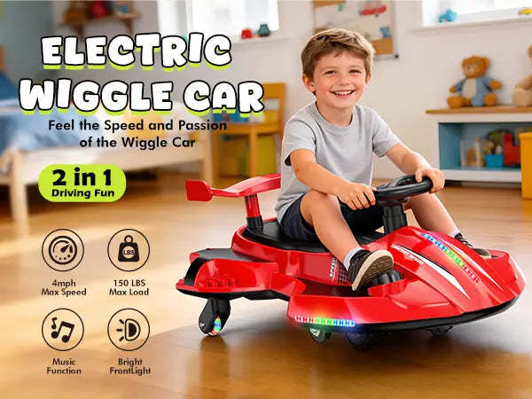 Mașinuță electrică de 12V cu pedală, copii cu vârsta de 3 ani și peste, roți anti-răsturnare intermitente, Bluetooth, Music2, mașinuță Devil Drift