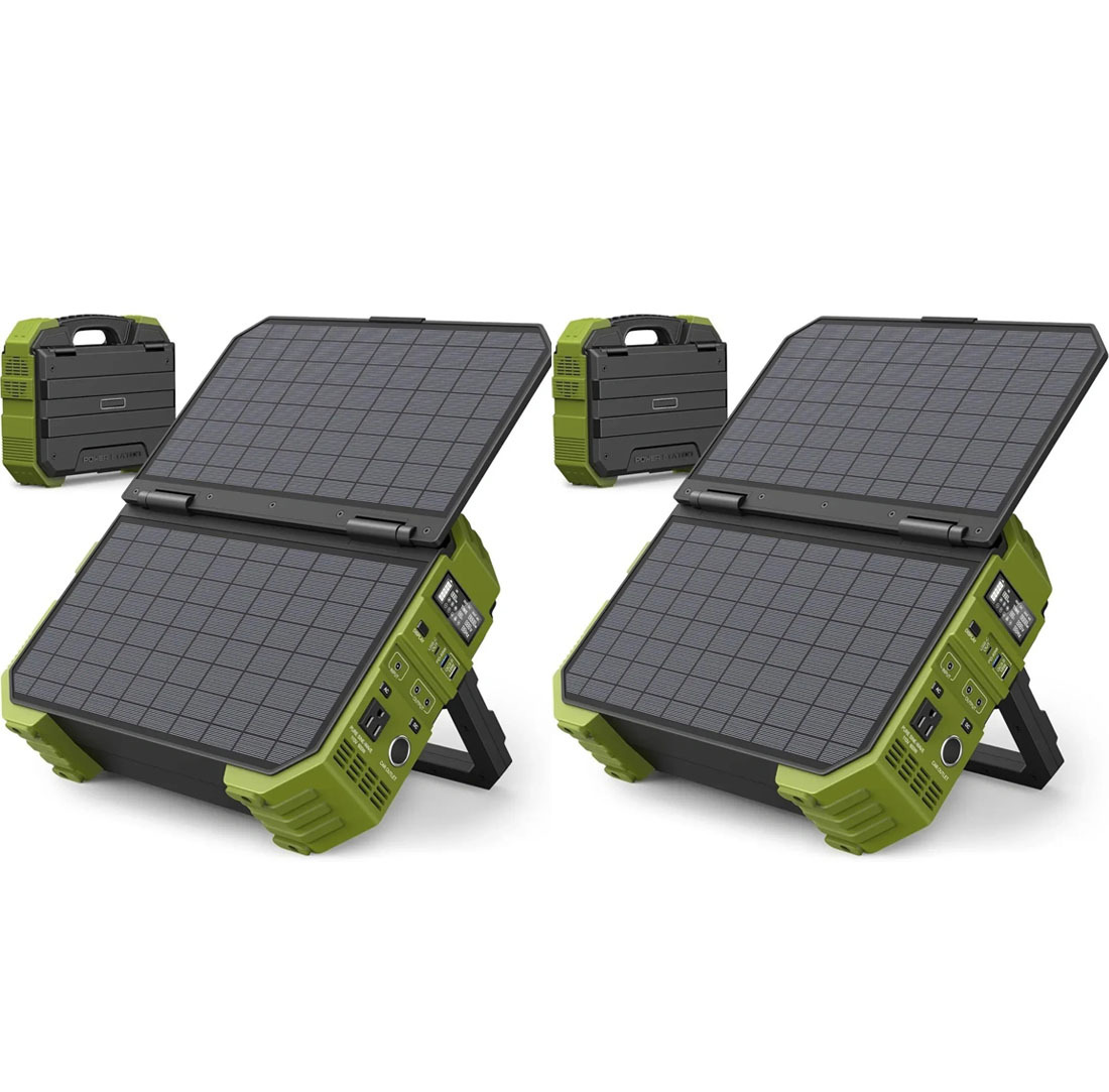 💥Ultima zi! 1+1 gratuit💥 Stație portabilă de energie cu panou solar integrat