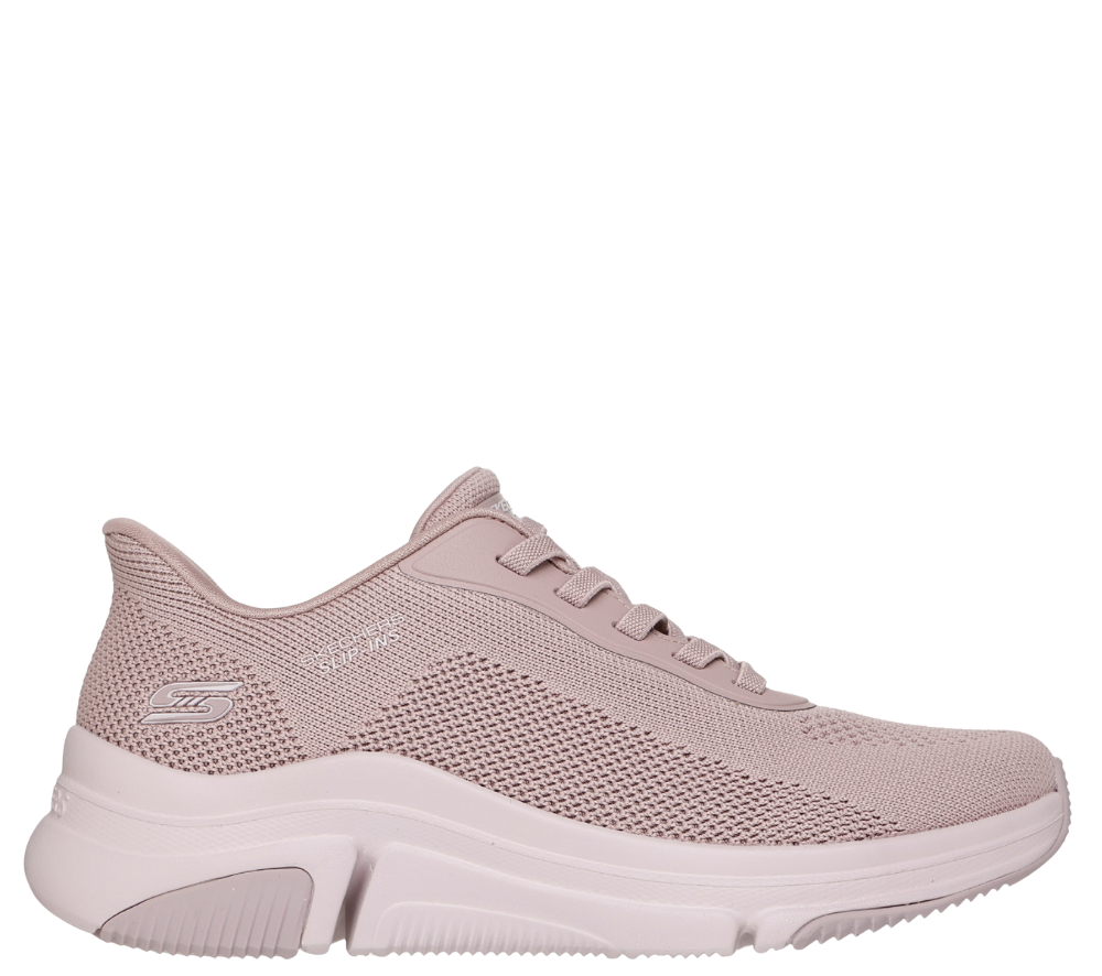 Pantofi sport, dama, SKECHERS BOBS SPARROW FLEX TOO YOU SLIP-INS 117587-BLSH roz, textil
