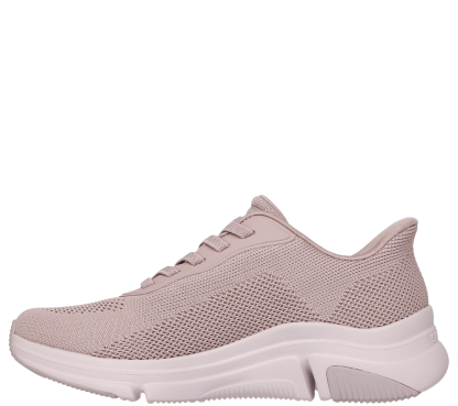 Pantofi sport, dama, SKECHERS BOBS SPARROW FLEX TOO YOU SLIP-INS 117587-BLSH roz, textil