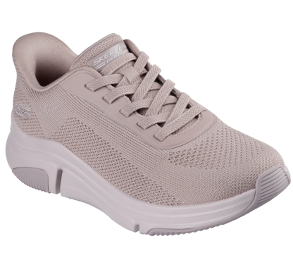Pantofi sport, dama, SKECHERS BOBS SPARROW FLEX TOO YOU SLIP-INS 117587-BLSH roz, textil