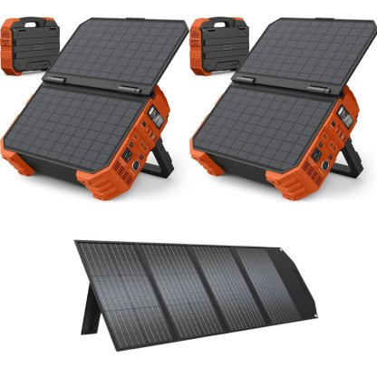 💥Ultima zi! 1+1 gratuit💥 Stație portabilă de energie cu panou solar integrat