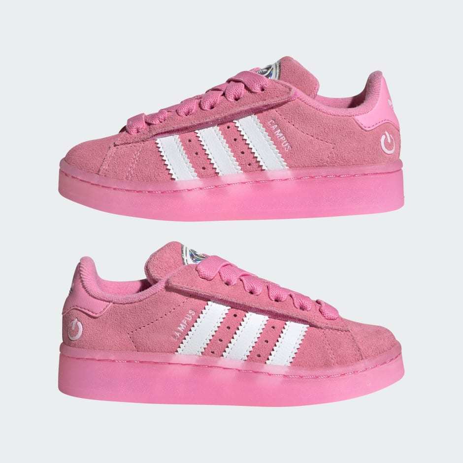 adithtdas PPantofi sport Campus '00 cu lumini LED, șireturi elastice și închidere confortabilă, pentru copii