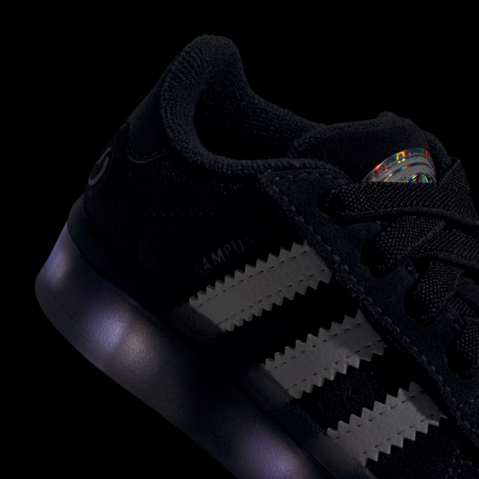 adithtdas Pantofi sport Campus '00 cu lumini LED, șireturi elastice și închidere confortabilă, pentru copii