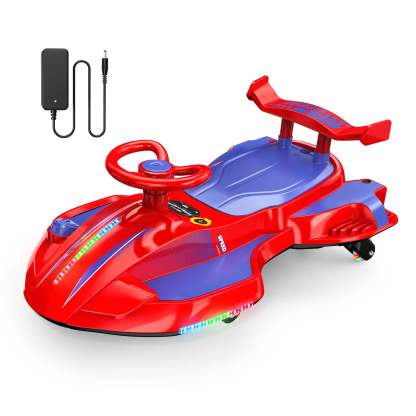 Mașinuță electrică de 12V cu pedală, copii cu vârsta de 3 ani și peste, roți anti-răsturnare intermitente, Bluetooth, Music2, mașinuță Devil Drift