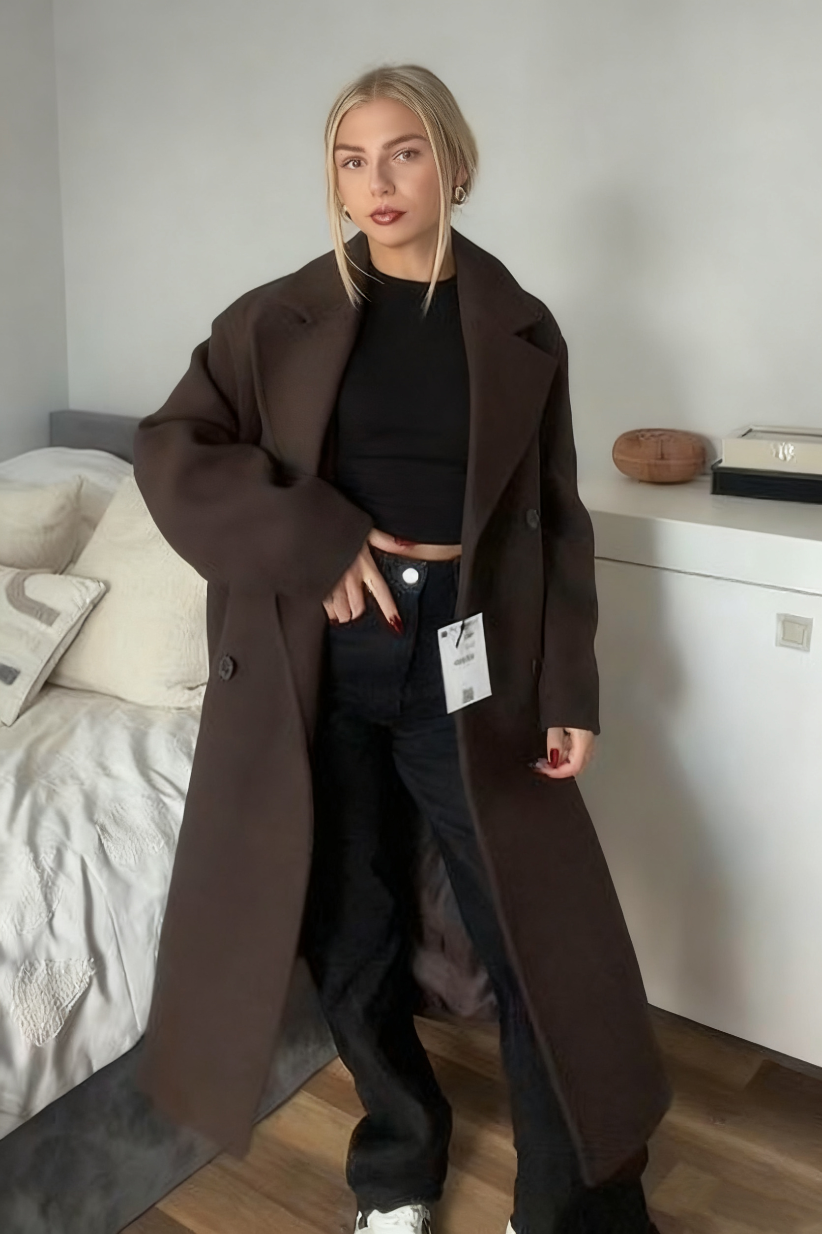 Tkanina wełniana - elegancki i luksusowy płaszcz
