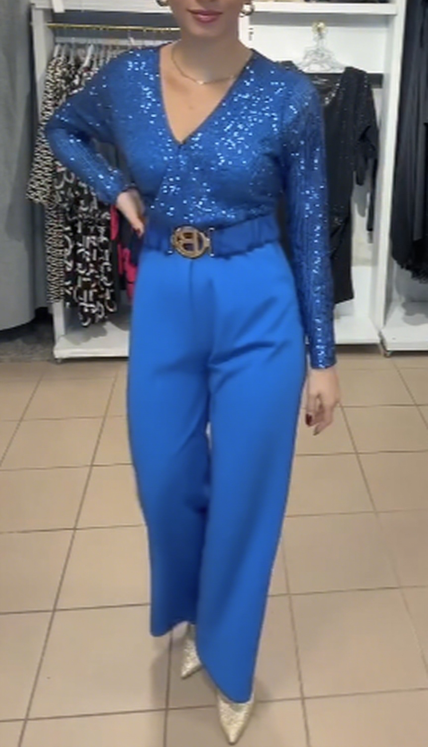 Sekwencjonany Top z Spodnimi