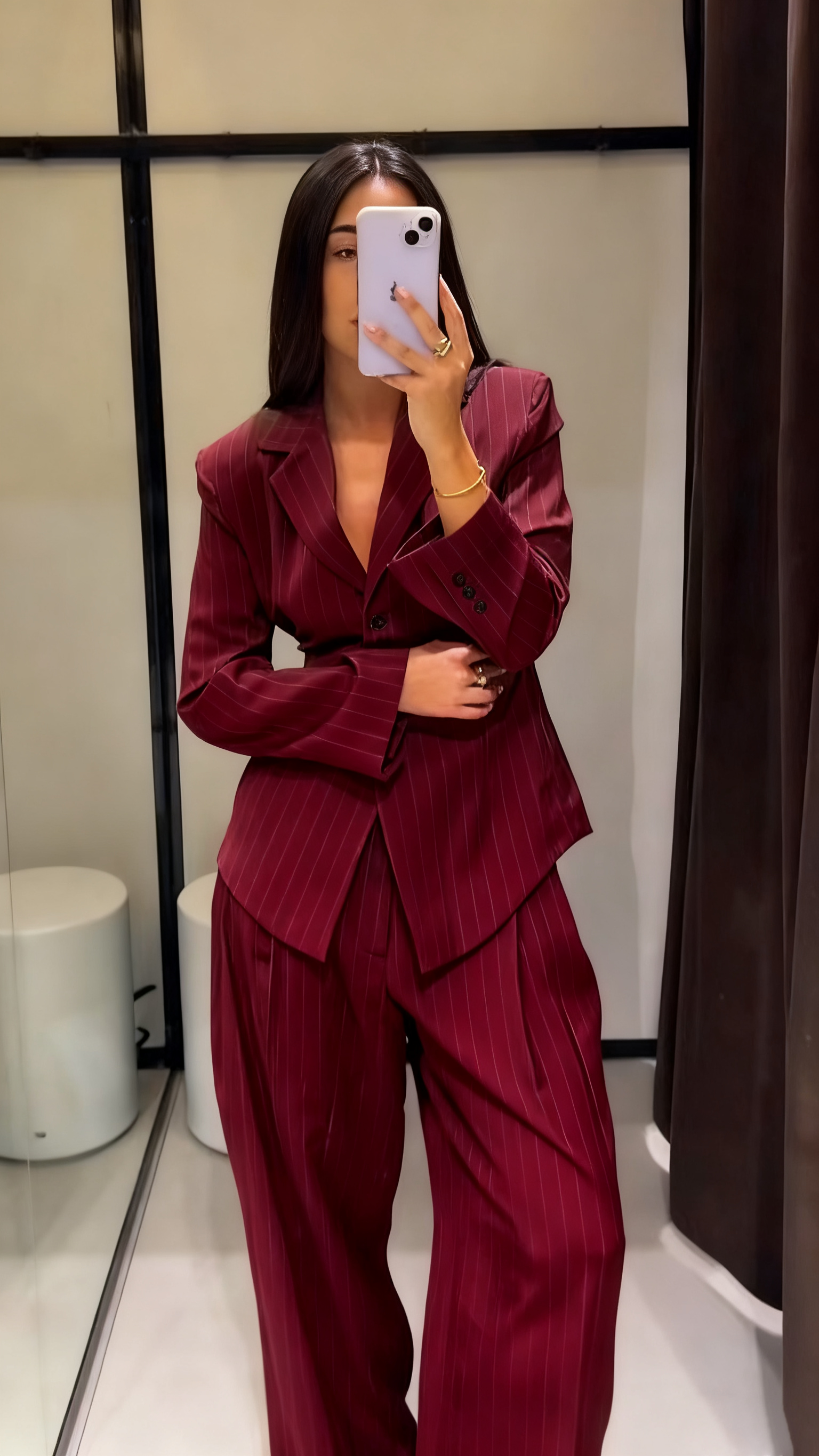 Garnitur z detałami biznesowymi, materiał luksusowy, klasyczny💼 Trendy Styl! Promocja na Wyjątkową Kompozycję 🎉