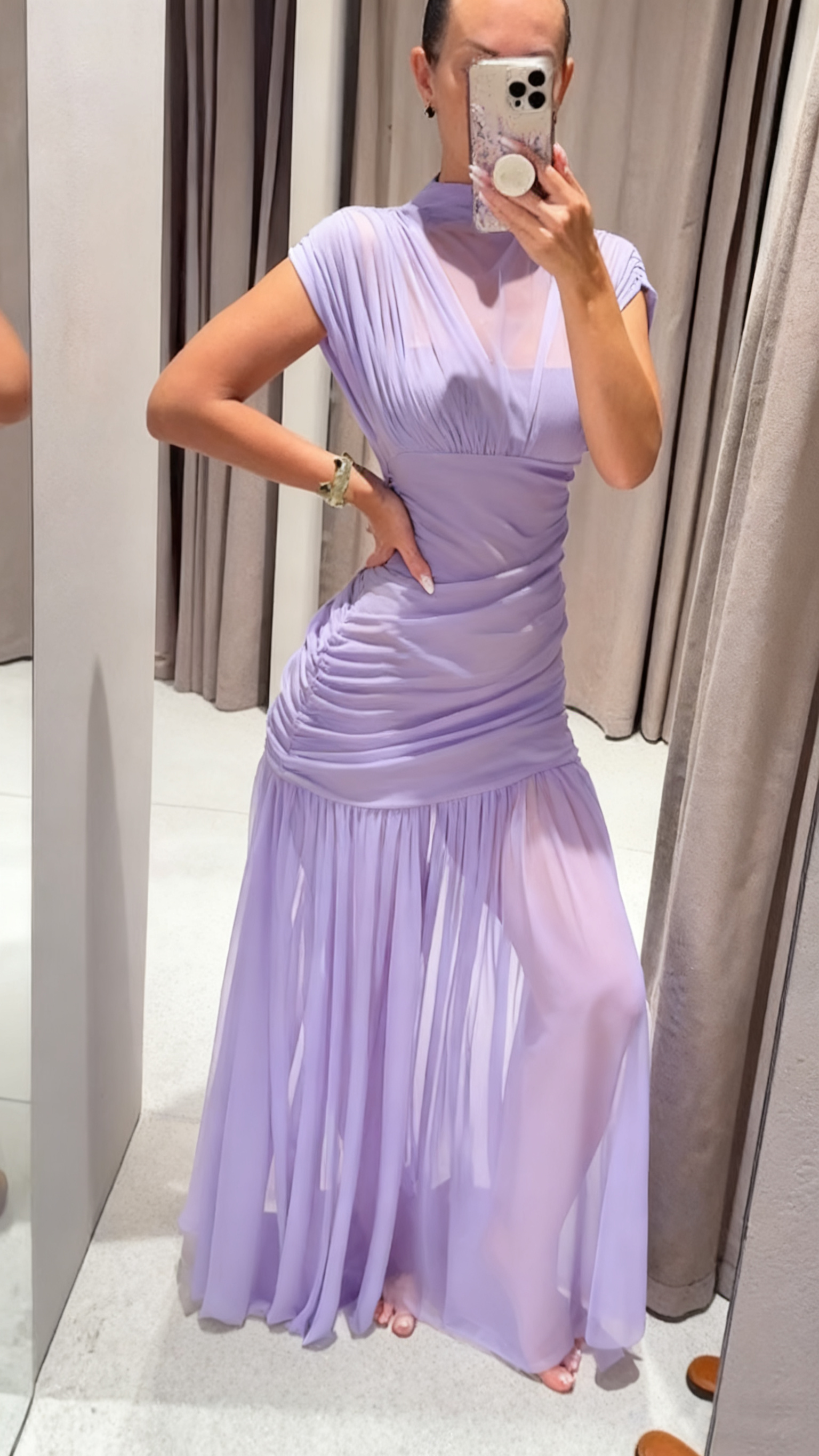 Suknia z tulle, silueta dopasowana, detale drapieżne👗 Fashion Hit! Super Oferta na Stylową Formę 🎉