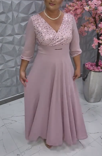 Sukienka z brokatem