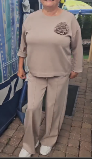 Beige Elegancka Zestaw