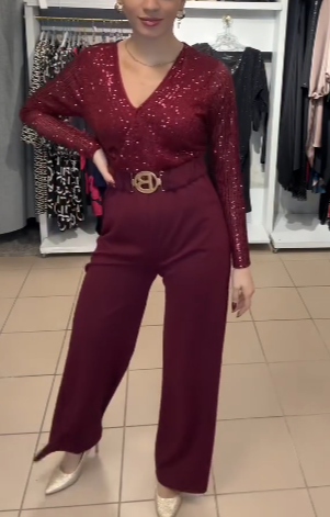 Sekwencjonany Top z Spodnimi