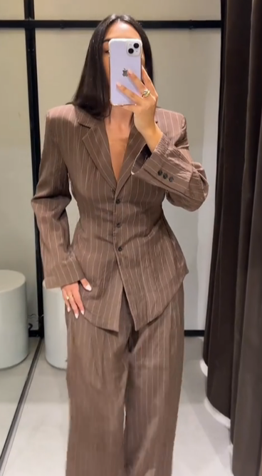 Garnitur z detałami biznesowymi, materiał luksusowy, klasyczny💼 Trendy Styl! Promocja na Wyjątkową Kompozycję 🎉