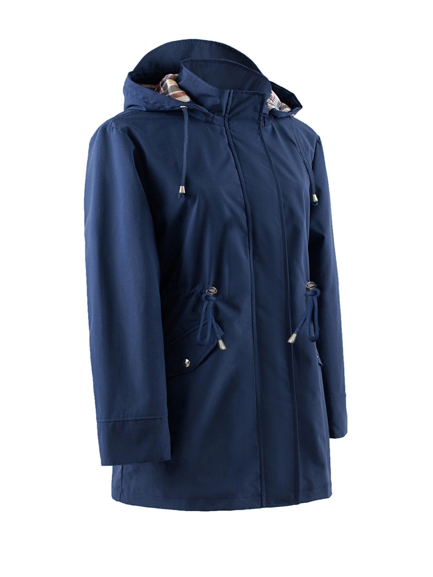 Kurtka damska plus size z zamkiem błyskawicznym