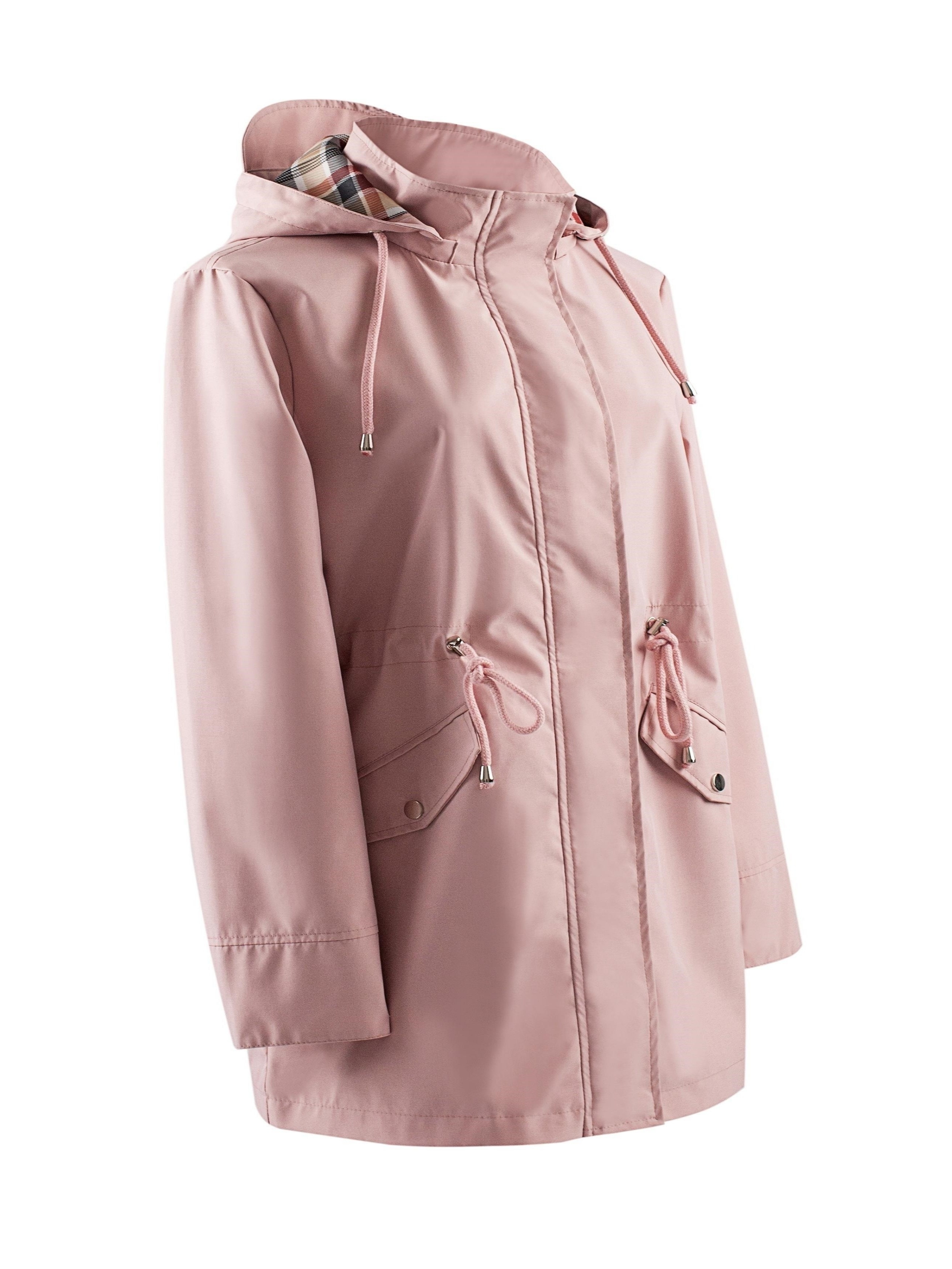 Kurtka damska plus size z zamkiem błyskawicznym