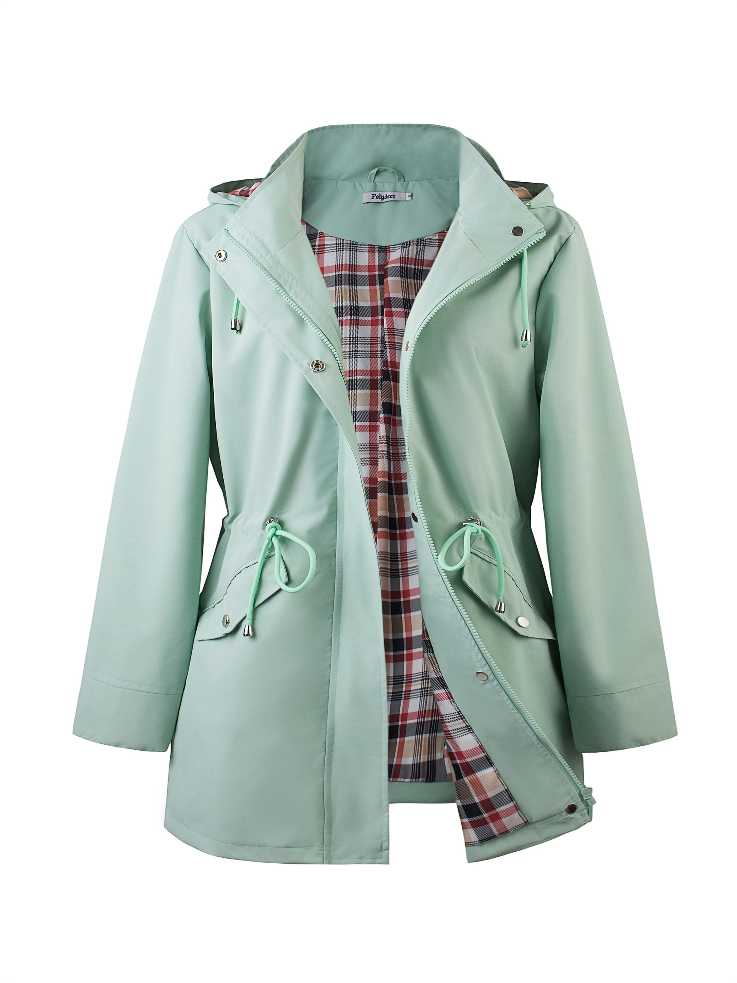 Kurtka damska plus size z zamkiem błyskawicznym