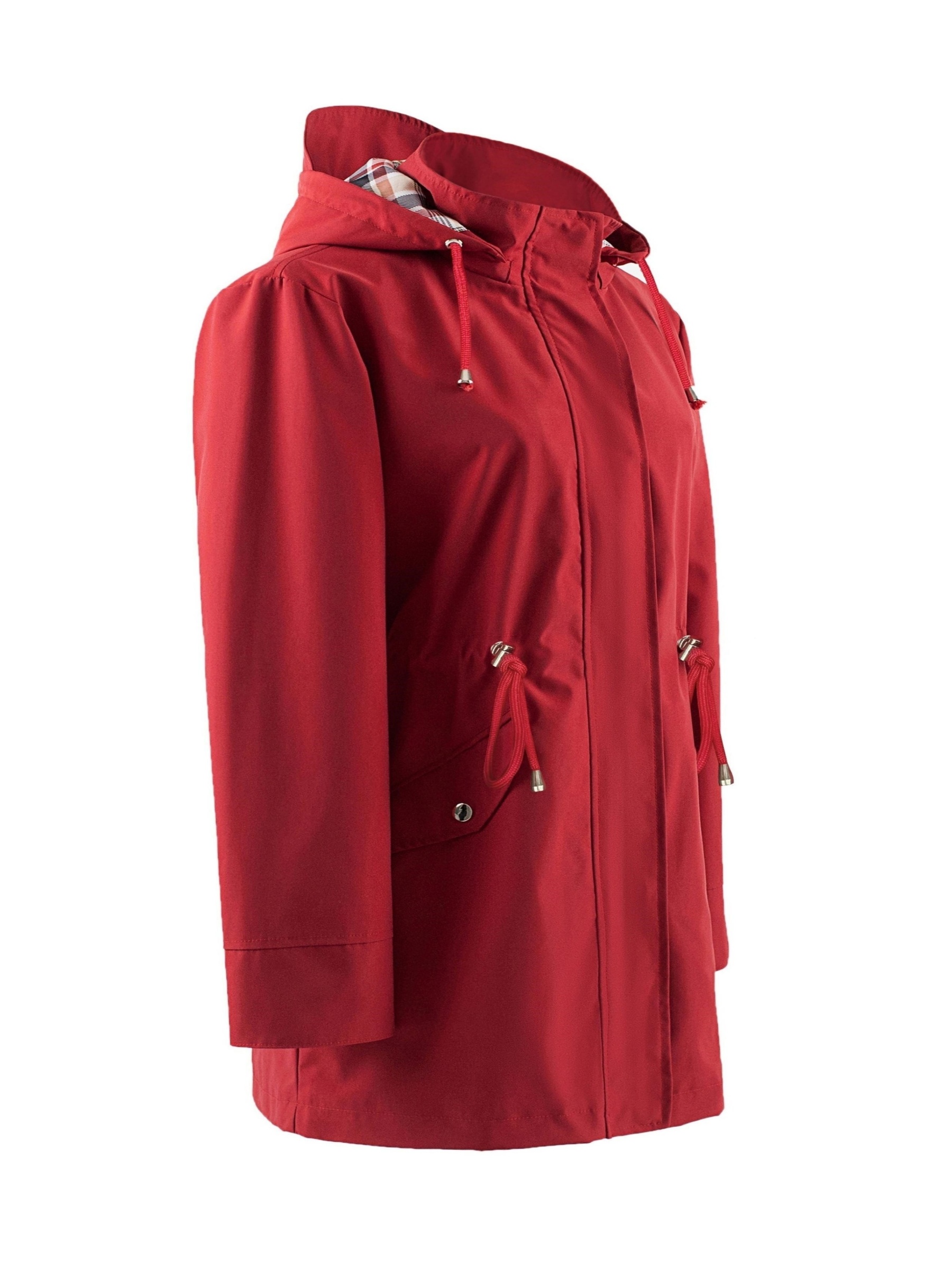 Kurtka damska plus size z zamkiem błyskawicznym