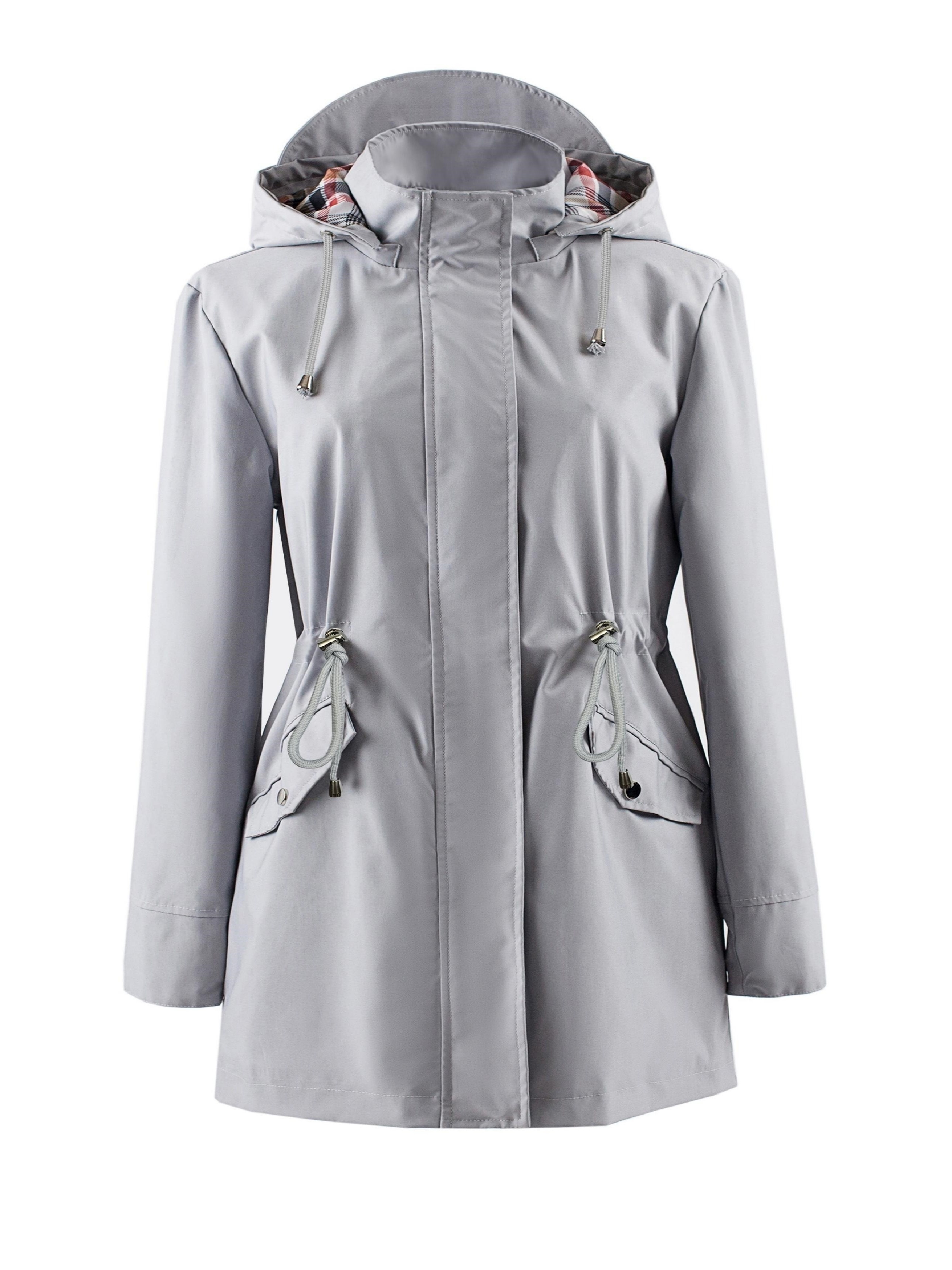 Kurtka damska plus size z zamkiem błyskawicznym