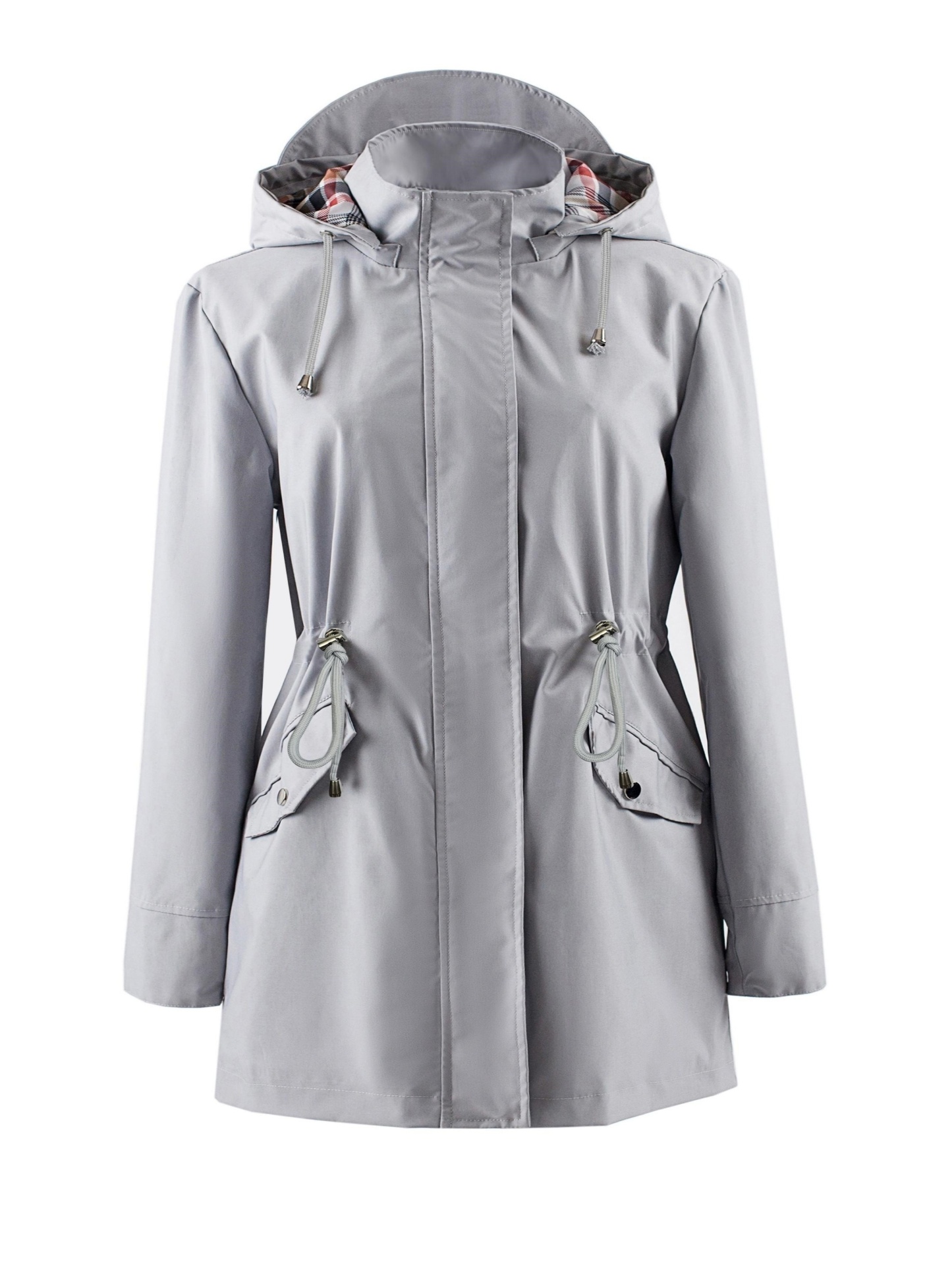 Kurtka damska plus size z zamkiem błyskawicznym