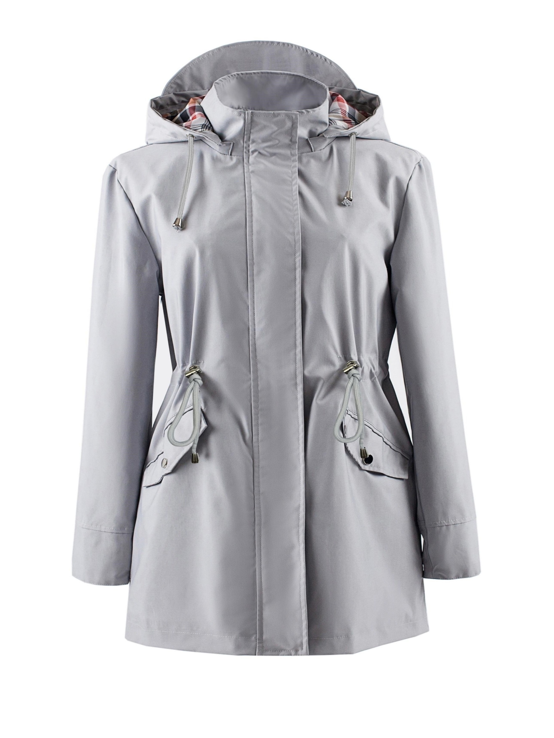 Kurtka damska plus size z zamkiem błyskawicznym