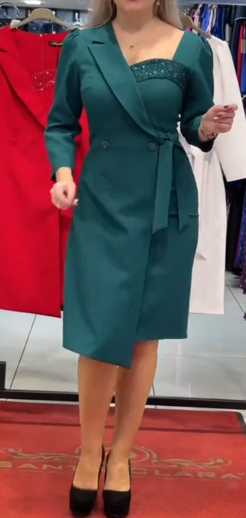 💖Limitowana wyprzedaż 48% TANIEJ💖Asymetryczna sukienka z cekinami
