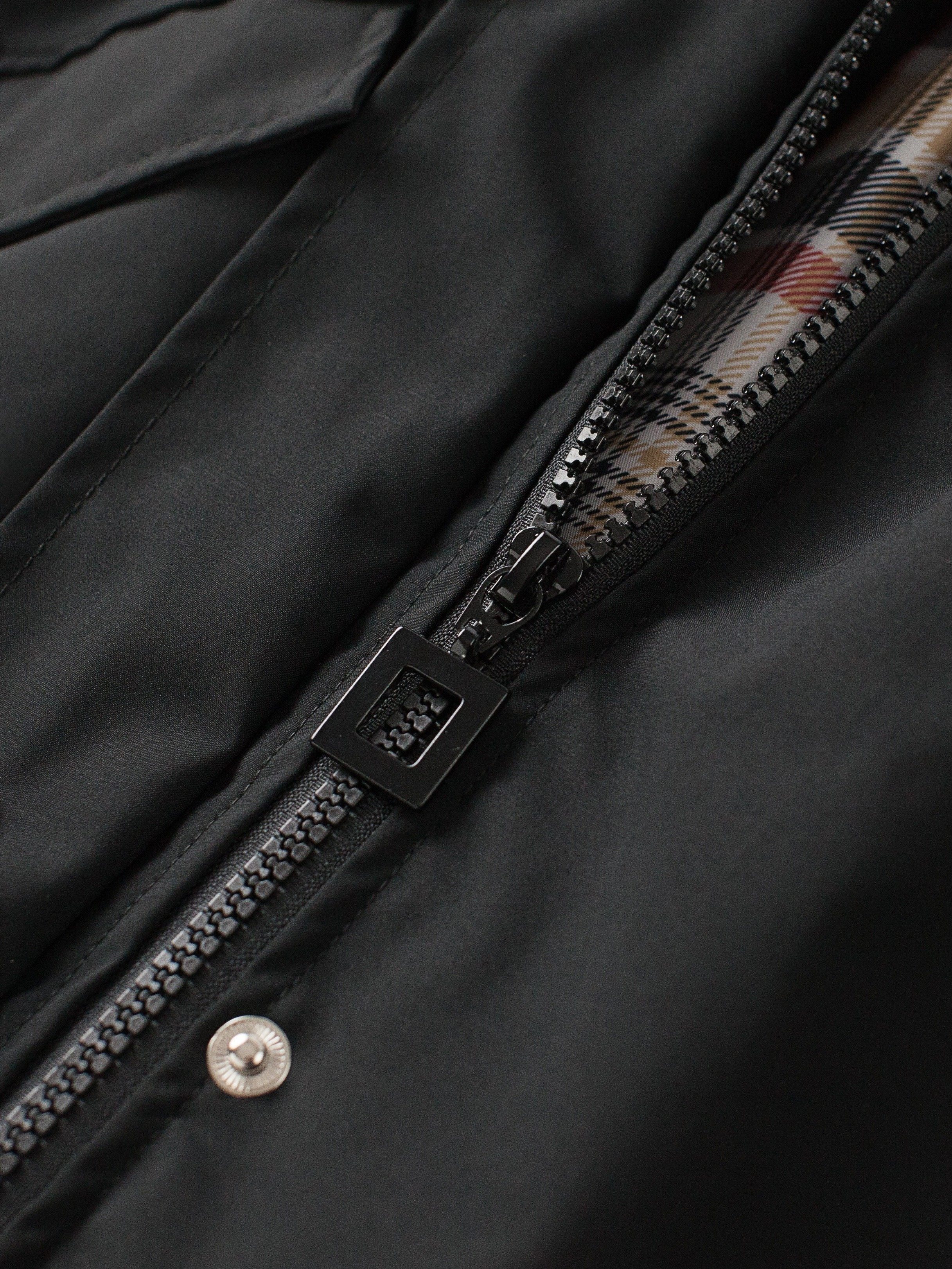 Kurtka damska plus size z zamkiem błyskawicznym