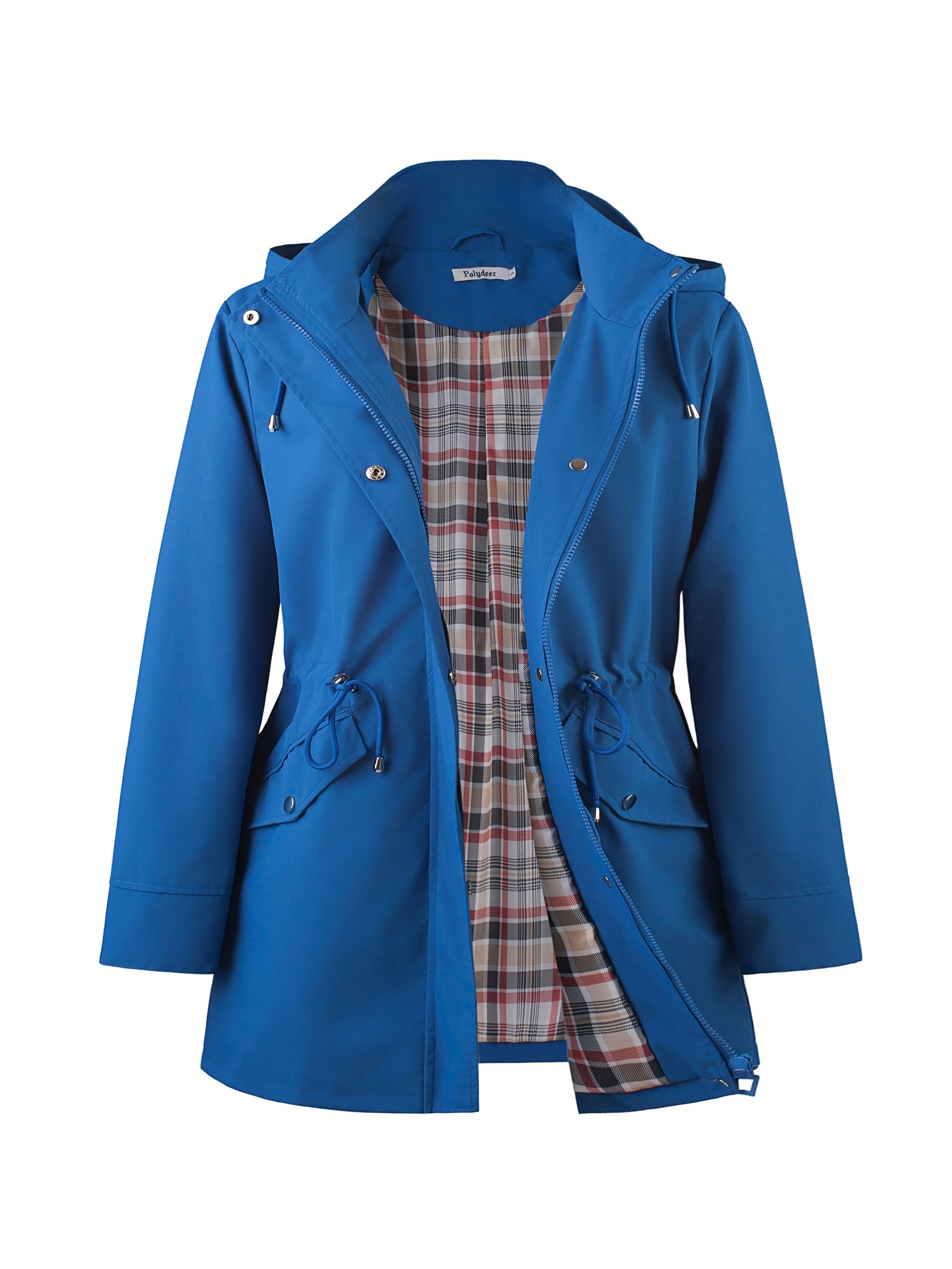 Kurtka damska plus size z zamkiem błyskawicznym